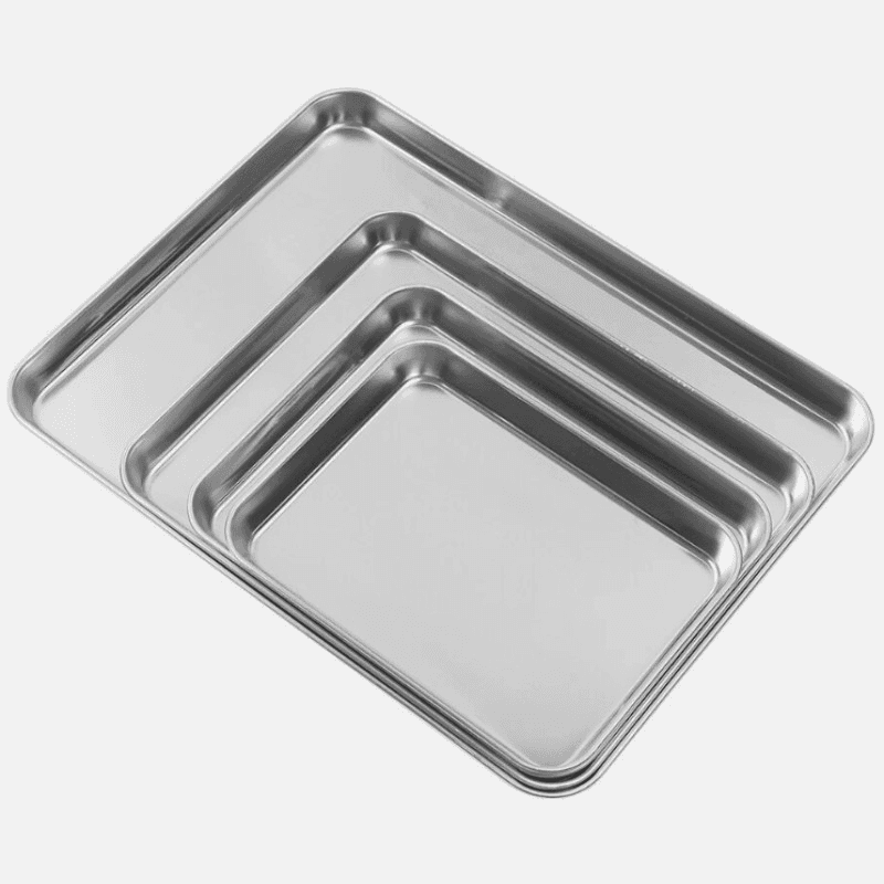 Stainless steel baking tray set Non-Stick sheet oven bakeware pans