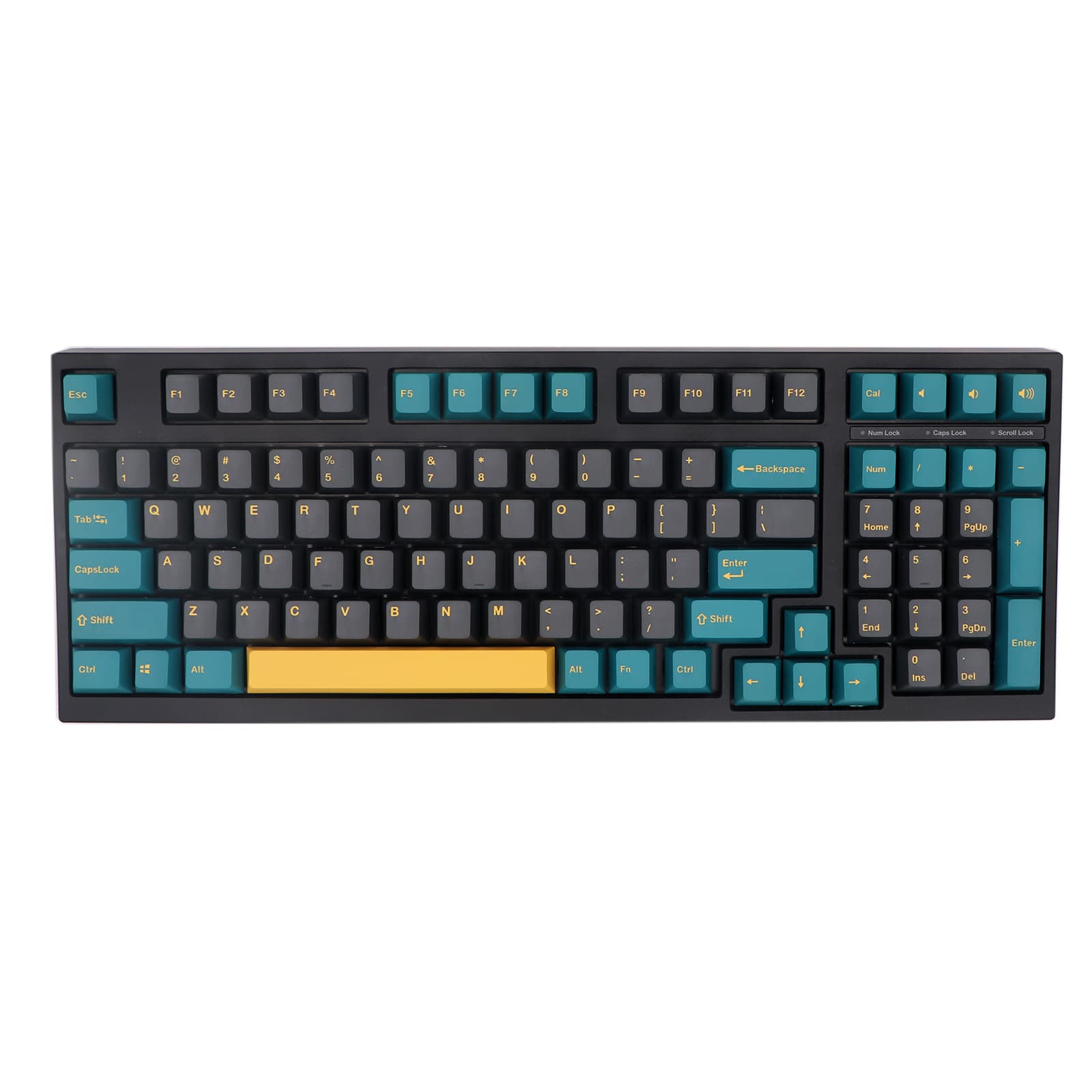 Mars green keycap Two-color process PBT material