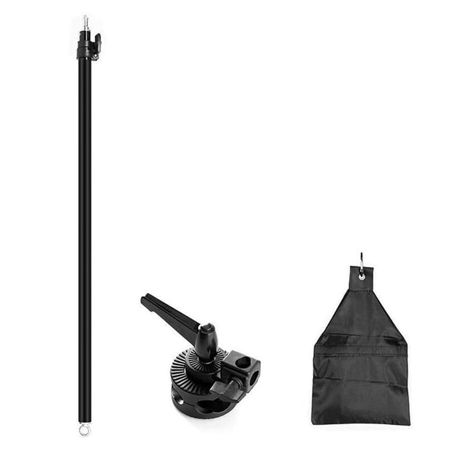 Studio photo video light stand telescopic boom arm holder 360