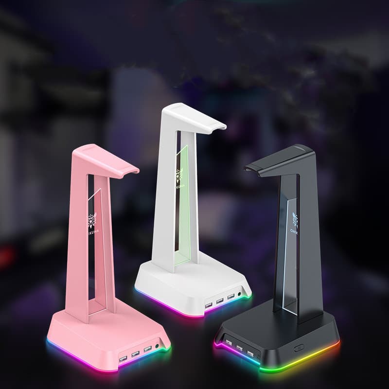ST2 headphone stand illuminated display detachable