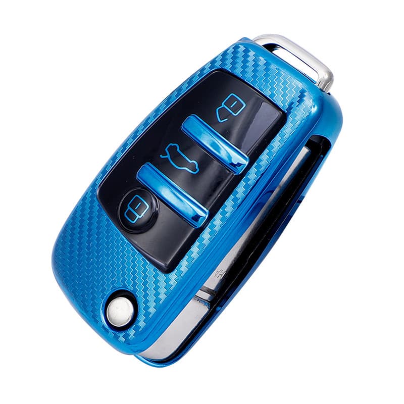 Carbon fiber pattern car key protector