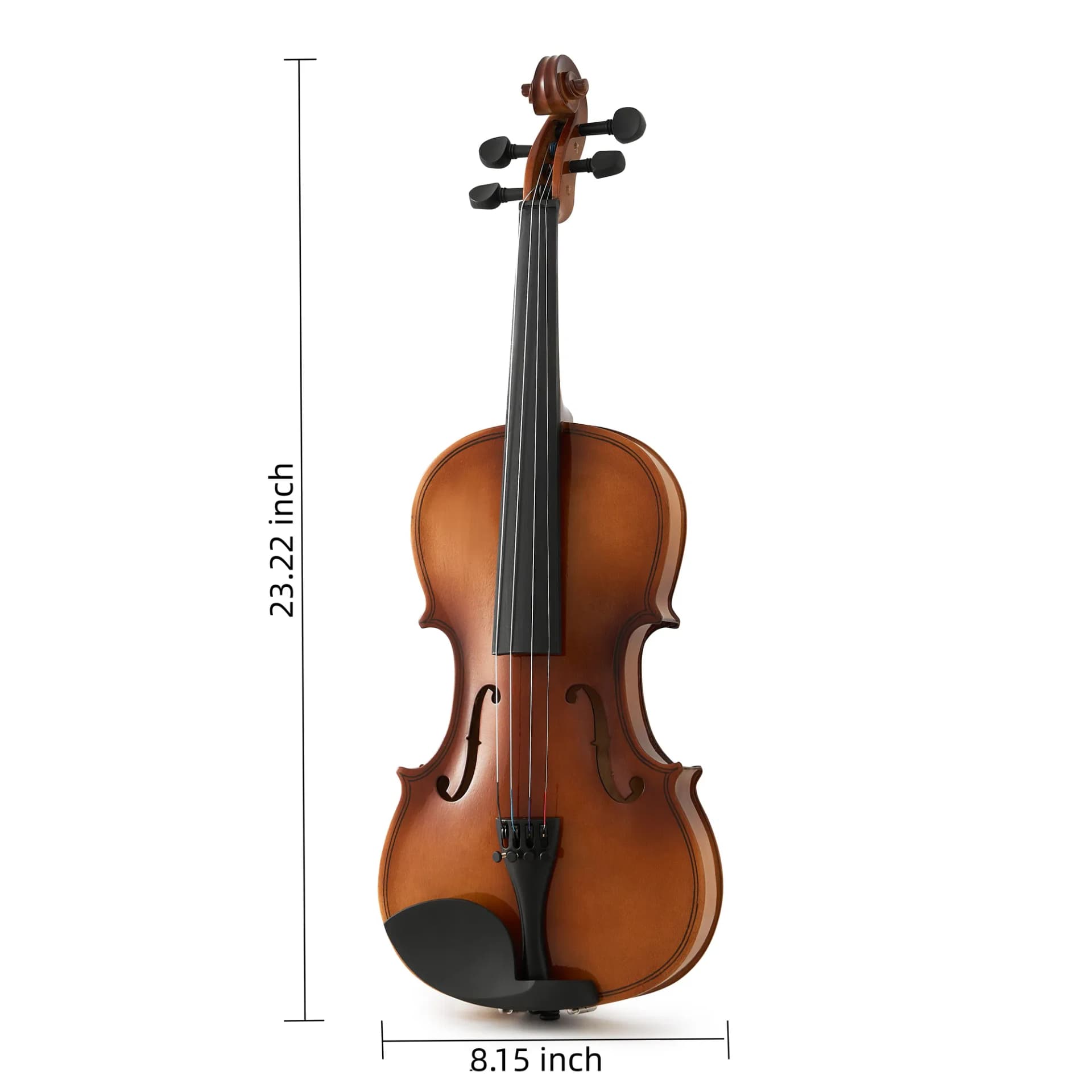 Professional 4/4 full size violin set - durable, lightweight design