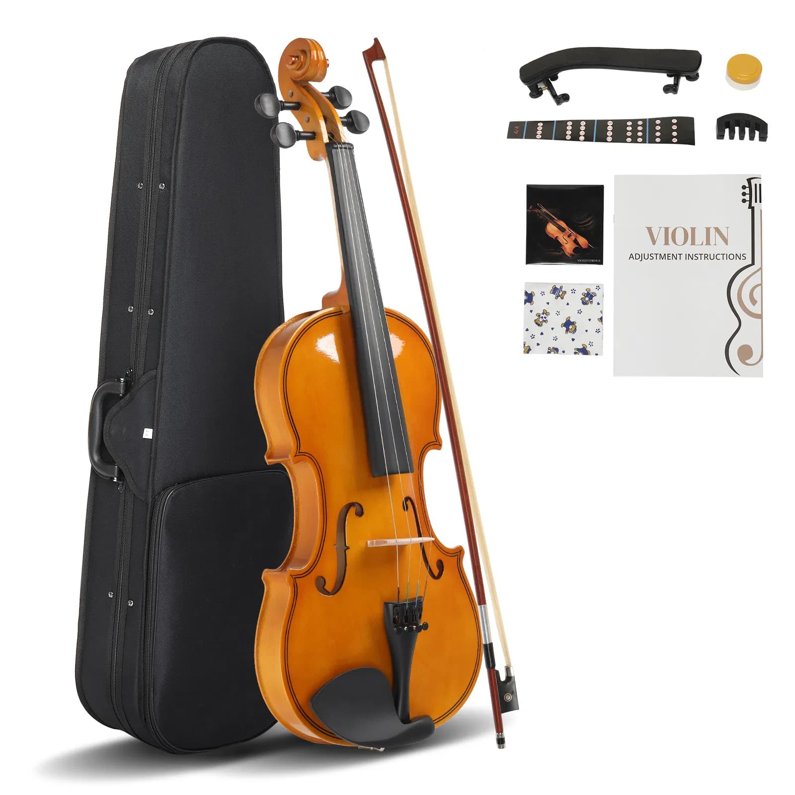 Do not sell on AmazonFull size 4/4 violin set for adults beginners