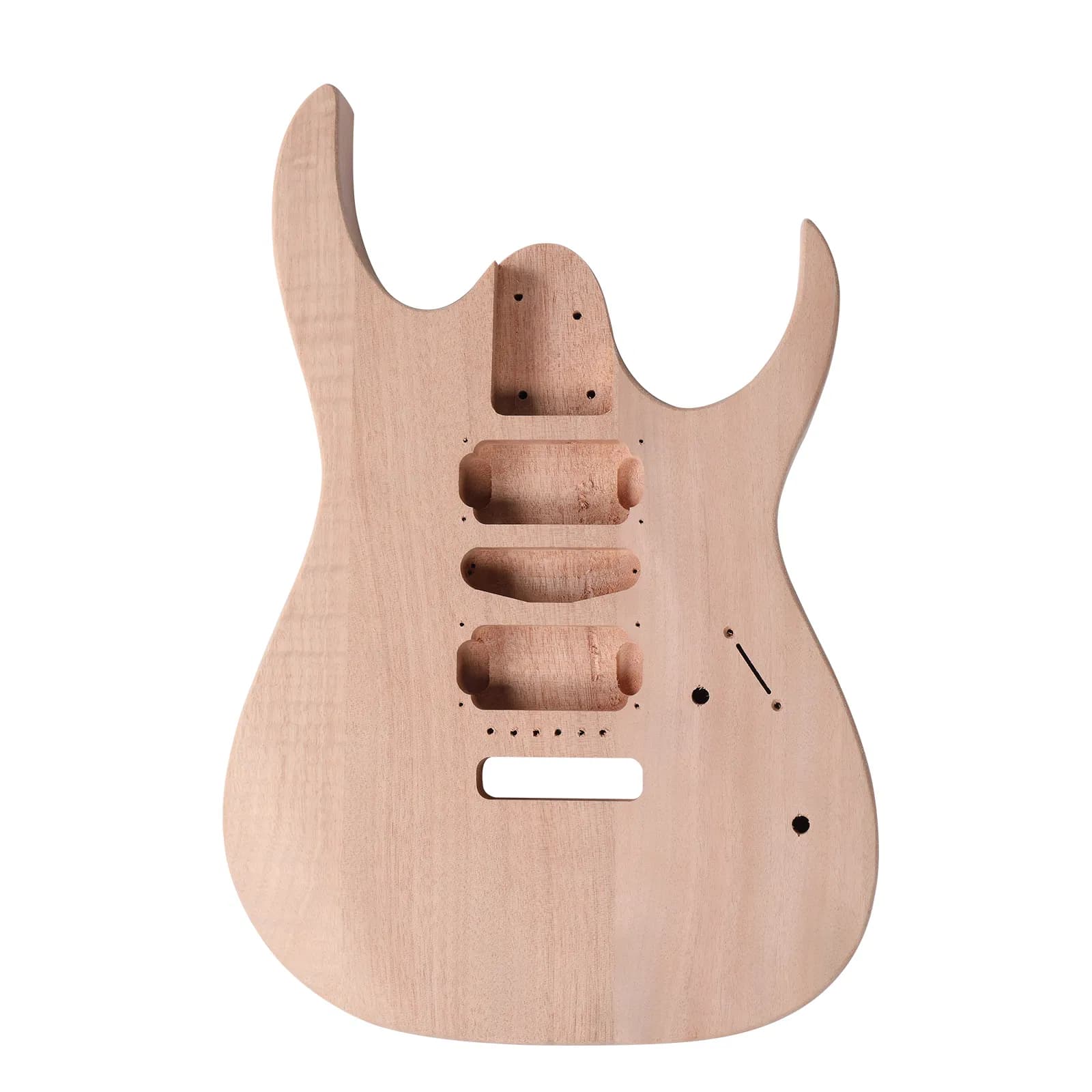 DIY 6 string 170 electric guitar kits with mahogany body, maple neck