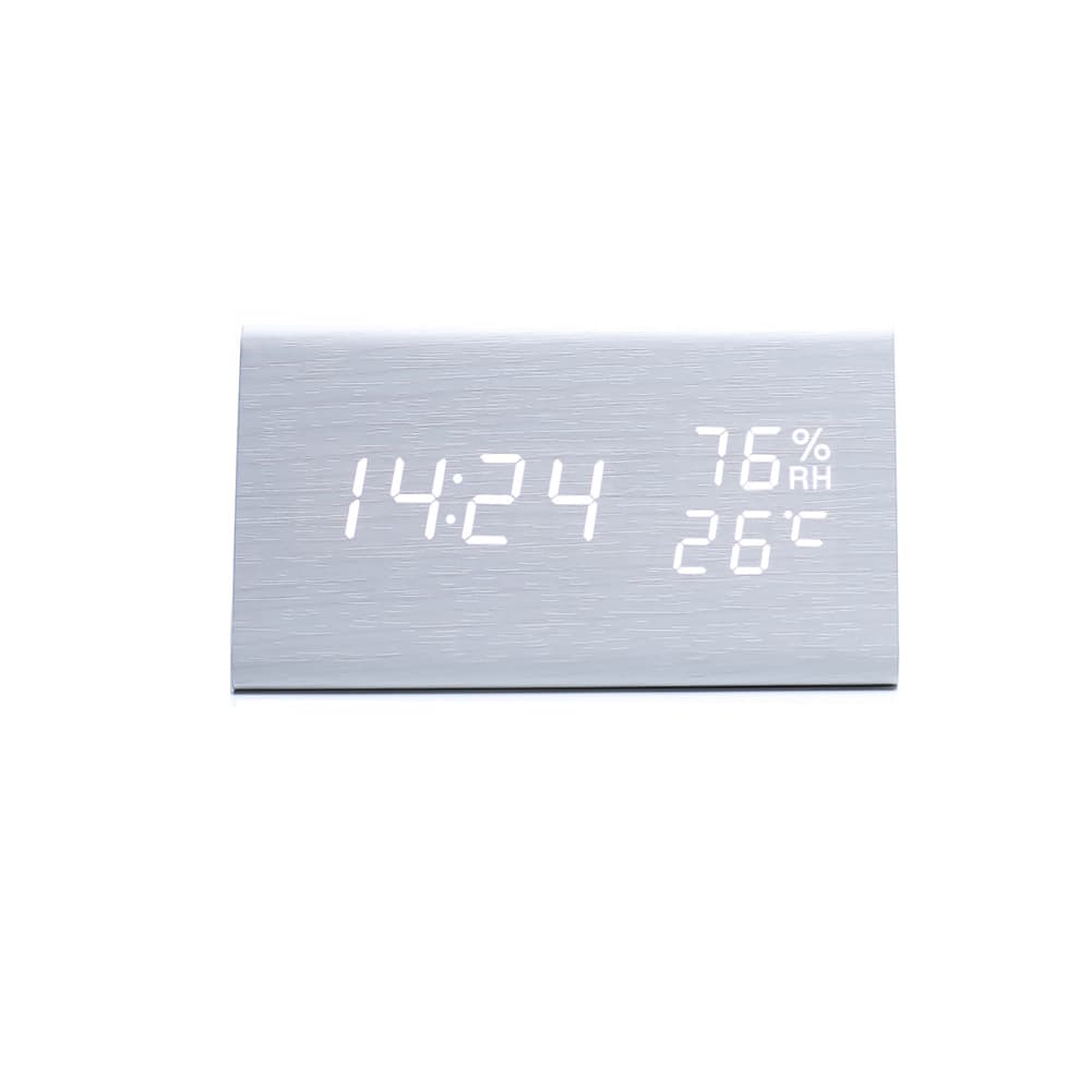 Electronic alarm clock multifunctional digital display temperature