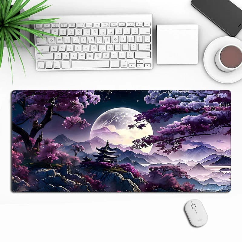 Keyboard and mouse pad precision lock edge