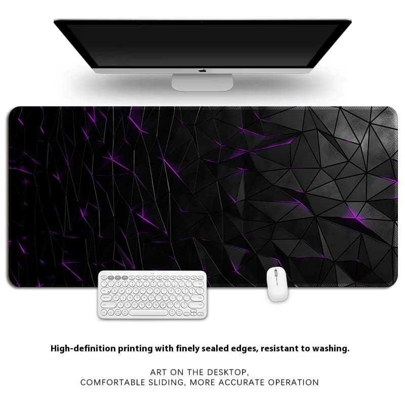 Thickened overlock computer keyboard table mat