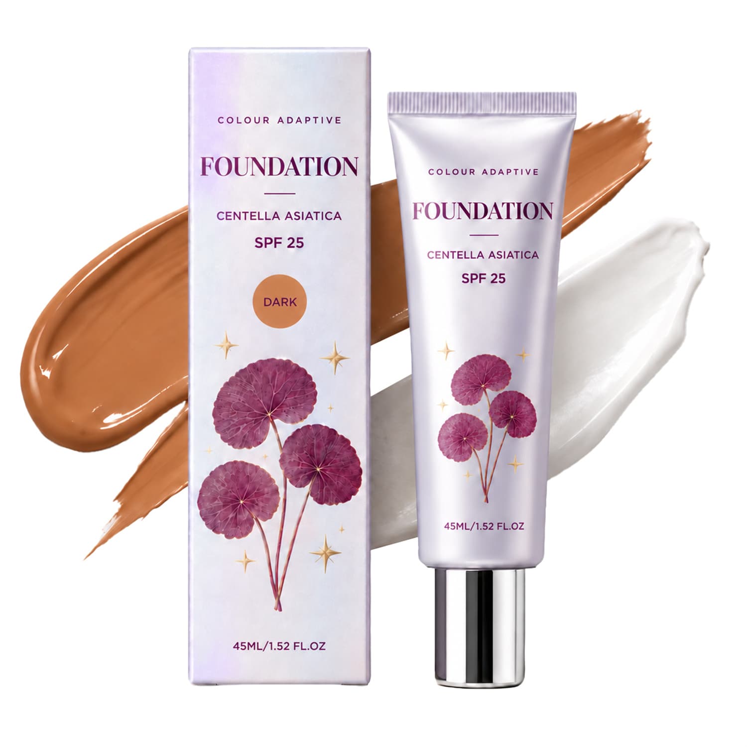 Moisturizing and Temperature-changing liquid foundation