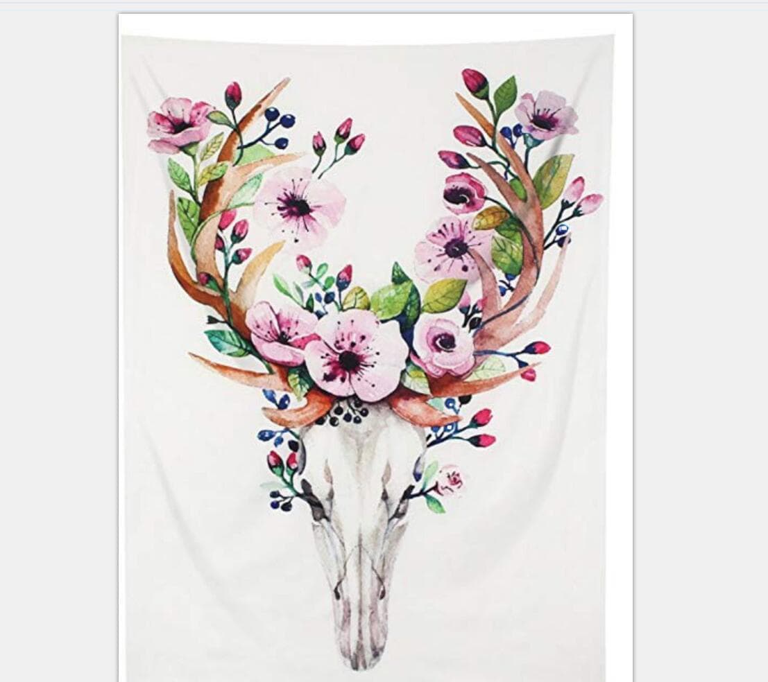 Nordic flamingo background wall hanging bed headboard room tapestry