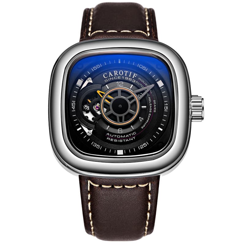 The blast dunk watch automatic mechanical watches Mens hollow square