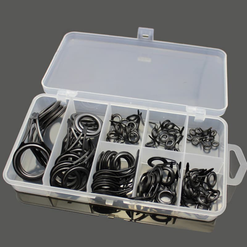 Box and ceramic heightening carbon steel guide wire loop rod eye set