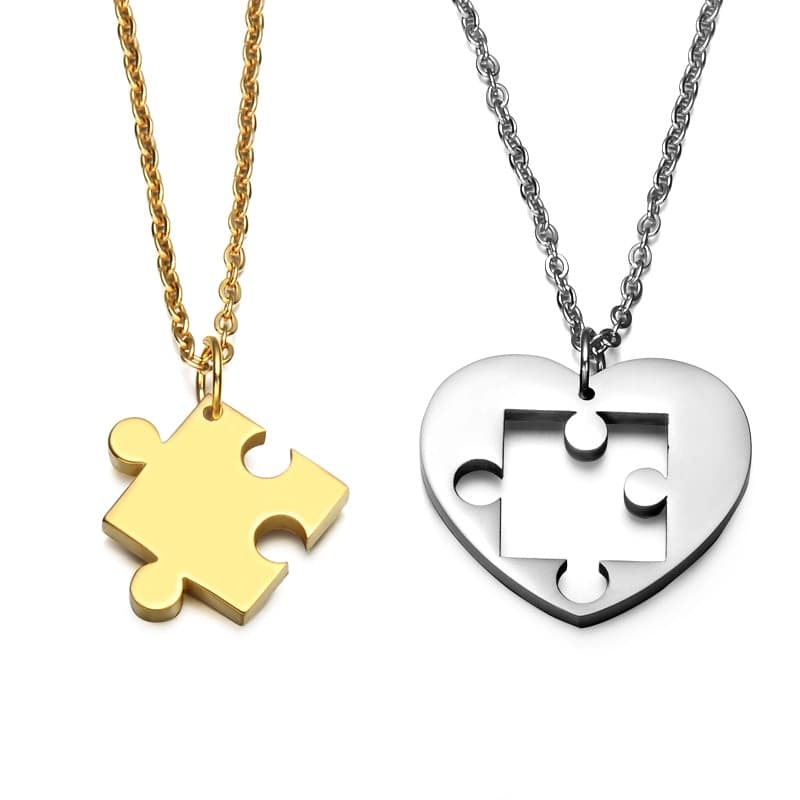 Love pendant necklace couple jewelry