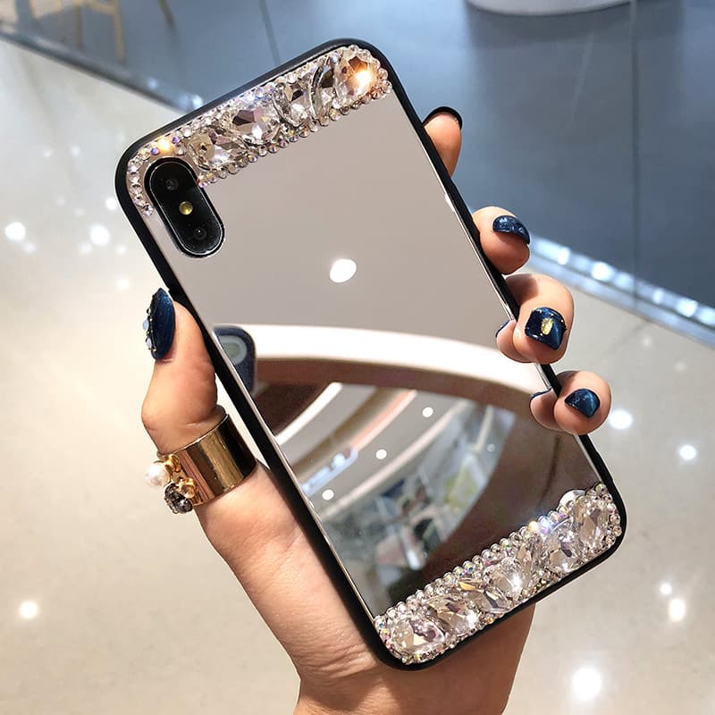 Mirror silver soft shell protective case