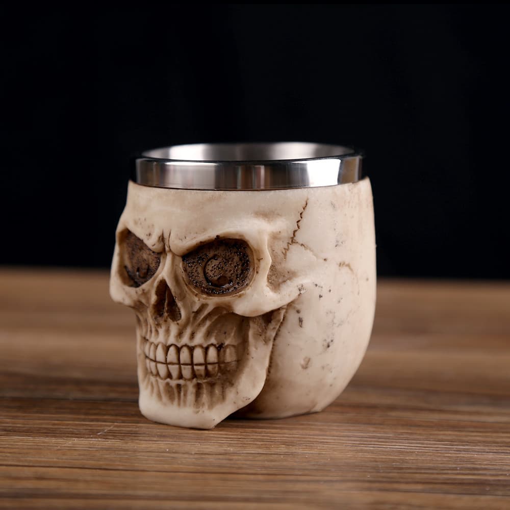 Gobelet tête de mort
