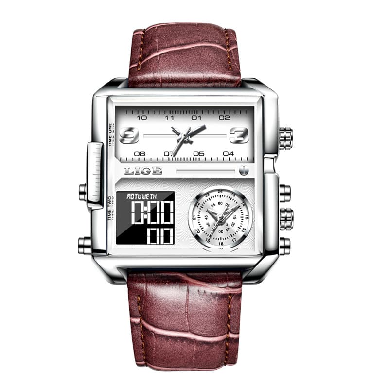 Waterproof Watch Multi-Function Quartz