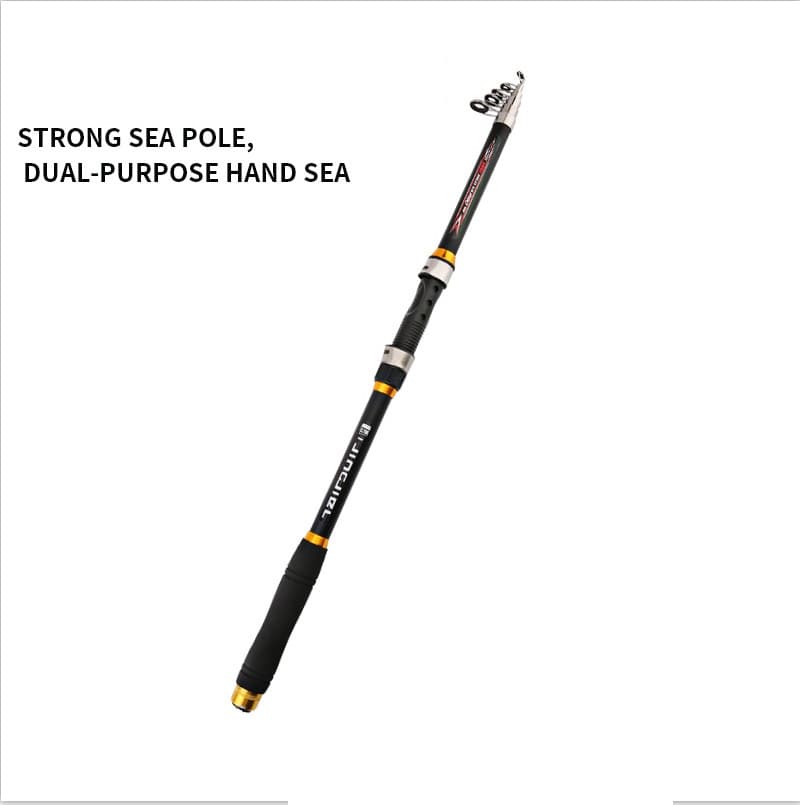 2.1M -3.6M Carp Fishing Rod Feeder Hard FRP Carbon Fiber Telescopic