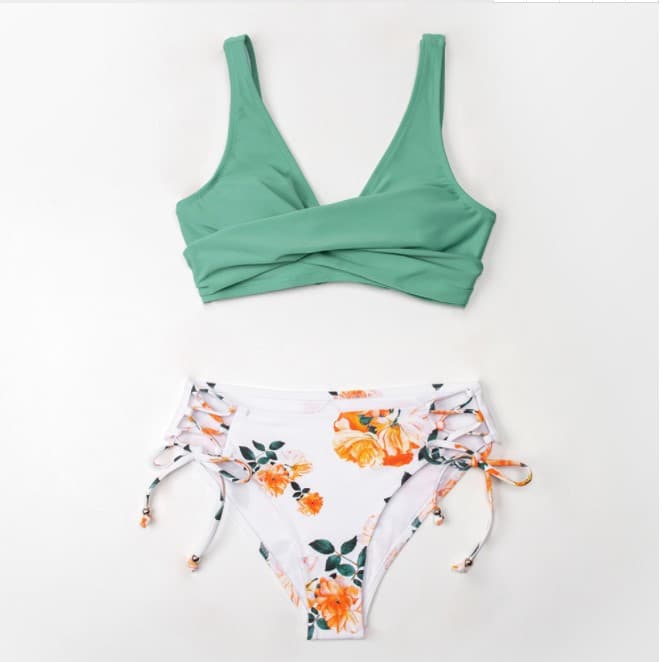 Printed swimsuit bikini women