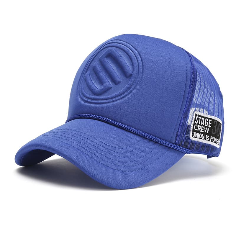 Brand Solid Color Tall Truck Hat Hat Couples Caps