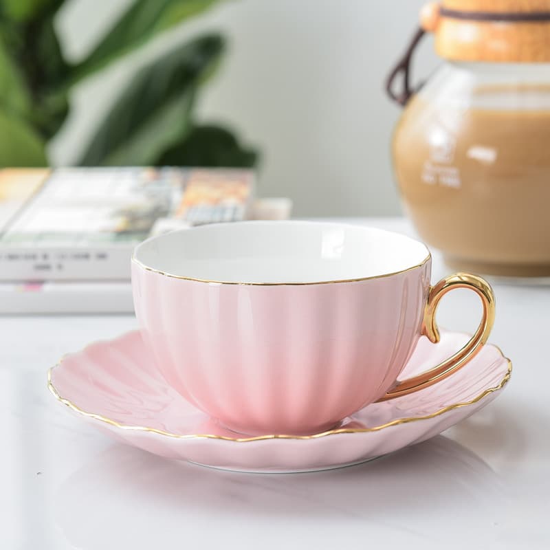 Tasse citrouille en porcelaine