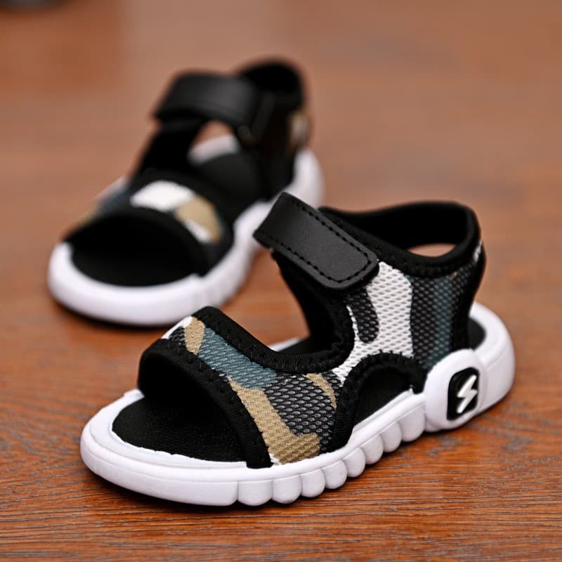 Summer children's shoes lightweight soft flat boy sandals