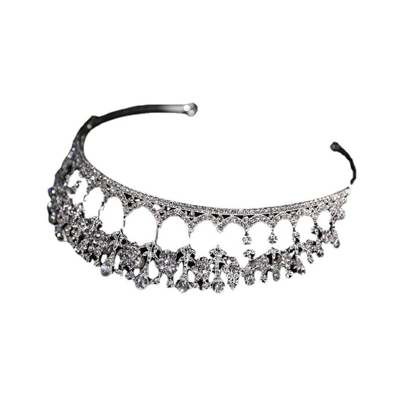 Pearl diamond electric galvanized alloy exquisite bride