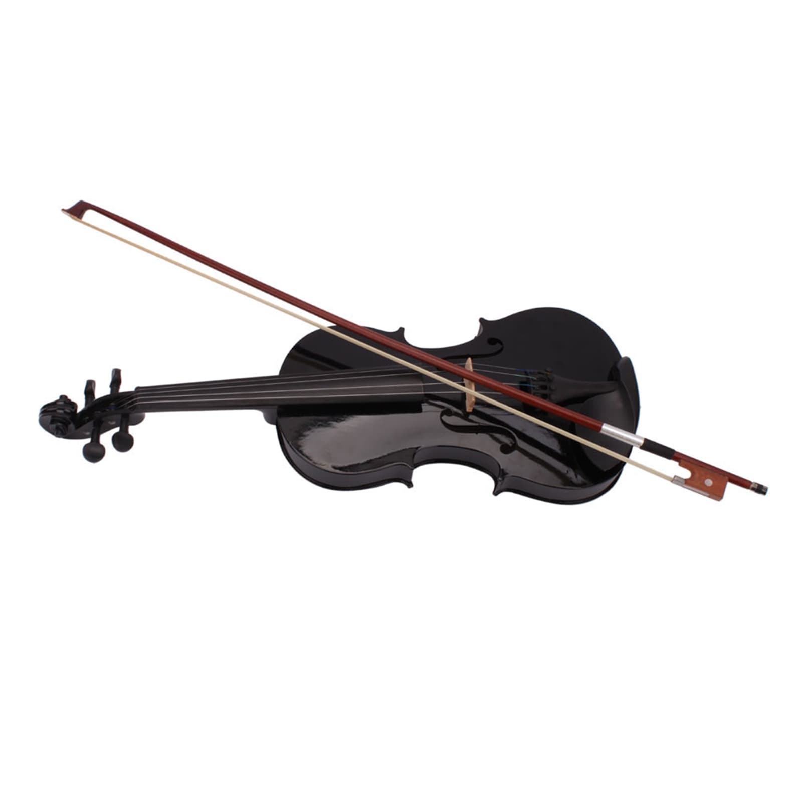 Black acoustic violin