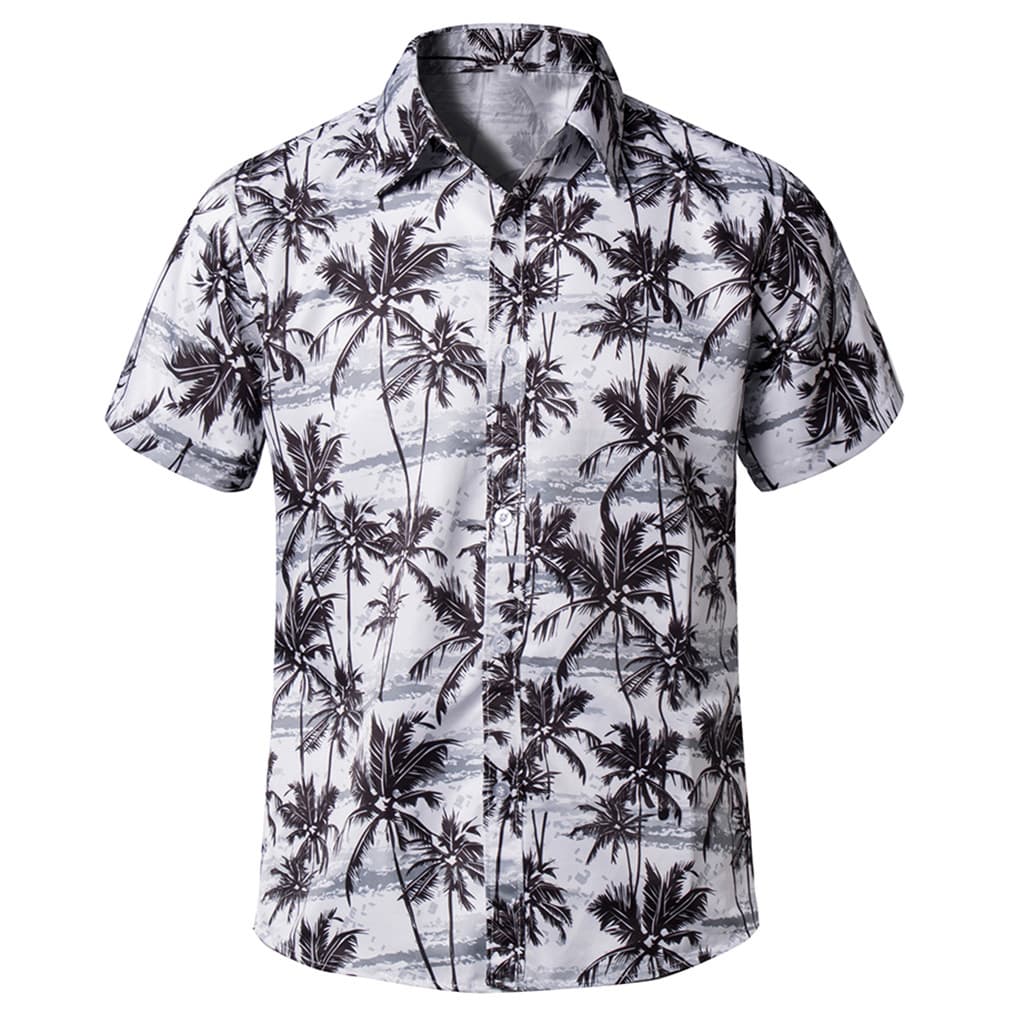 Print Beach Shirt Summer Short Sleeve