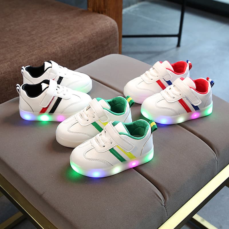 Kimmy white LED sneakers shoes