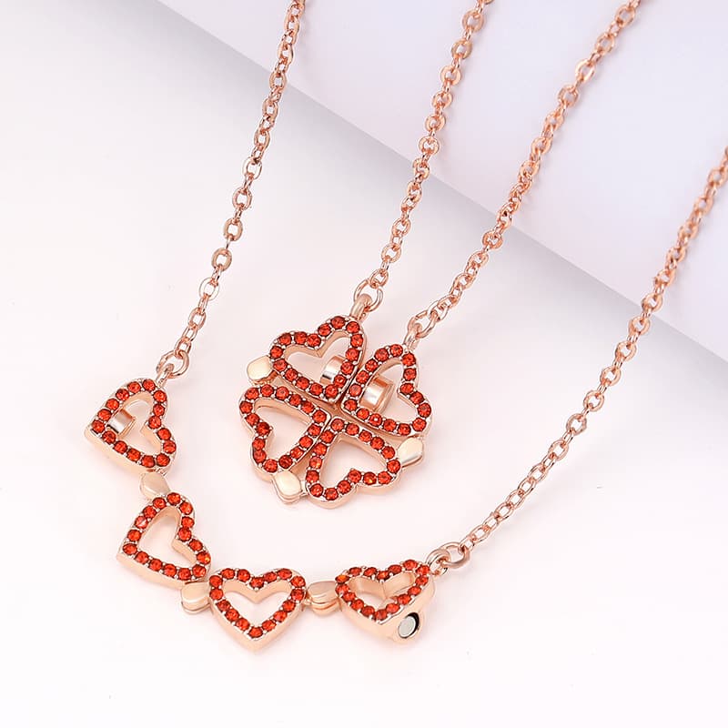 Collier ras-de-cou trèfle