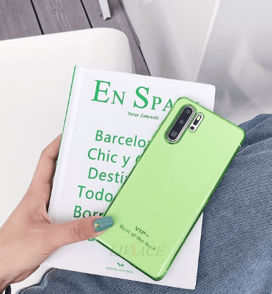 Luxury plating soft tpu case for huawei silicone cover