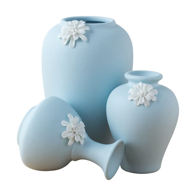 Vase émaillé fait main