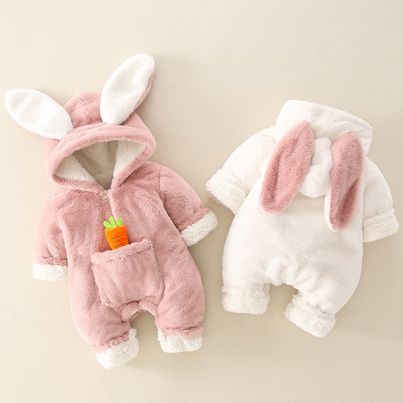 Cute super winter warm crawling suit