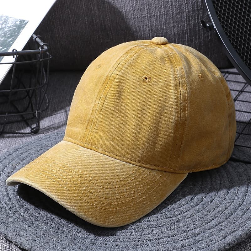 Washed Baseball Caps Outdoor Distressed Sun Hats Simple