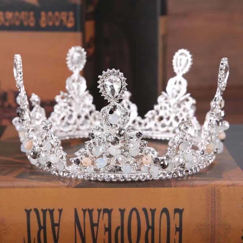 Wedding accessories rhinestone alloy retro headband jewelry crown