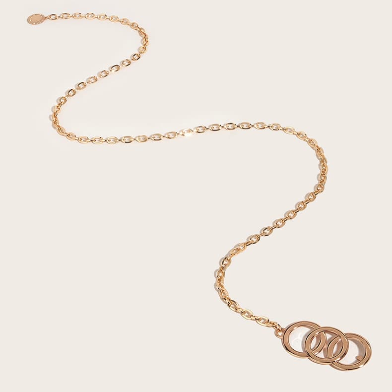 Atmospheric metal pendant waist chain women accessories