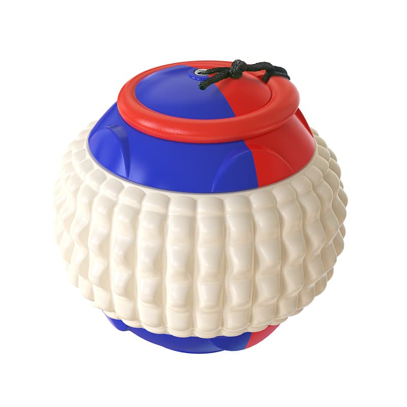 Pet Draw Rope Hand Throwing Ball ABS Grinding Teeth Resistant Chew