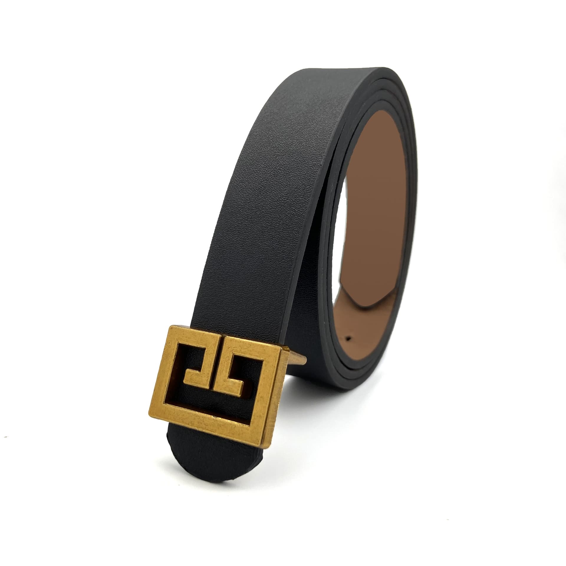 Women's bronze with decorative belts for clothes