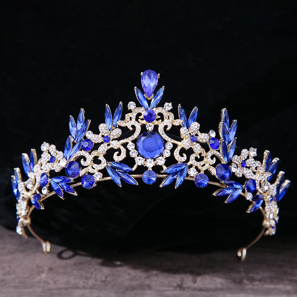 Bridal headdress rhinestone mitzvah crown