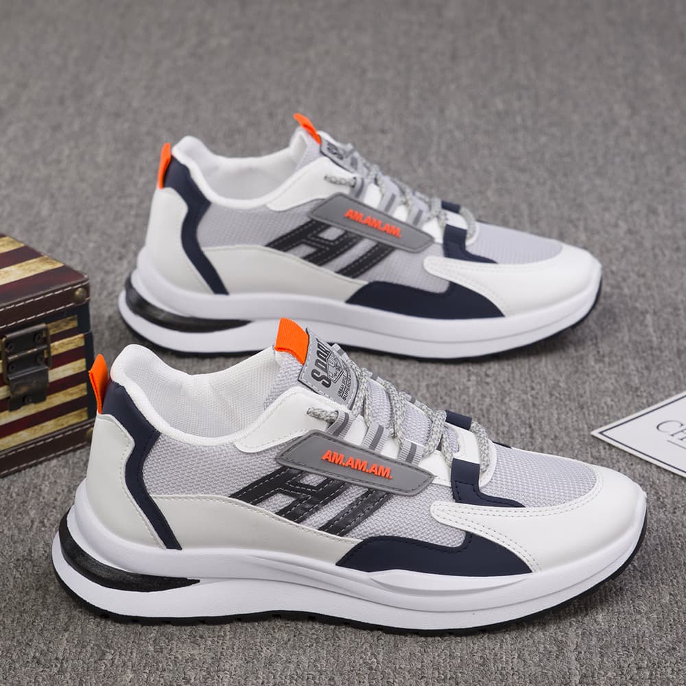 Sneakers Men's Flying Weaving Mesh Surface Breathable Leisure Running