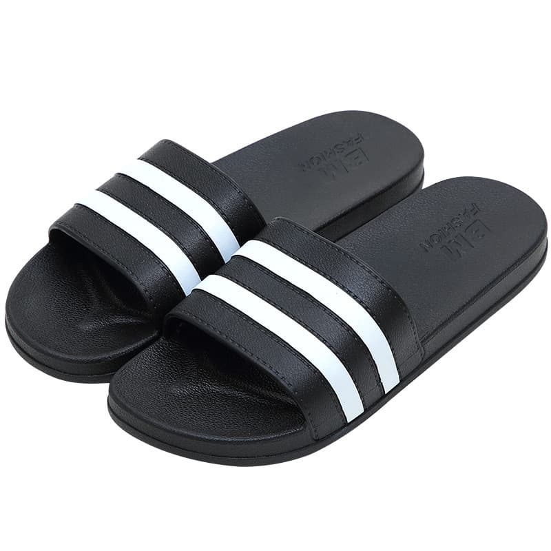 Striped Bath Plastic Stall Household Shoes Men's Bathroom Sandals