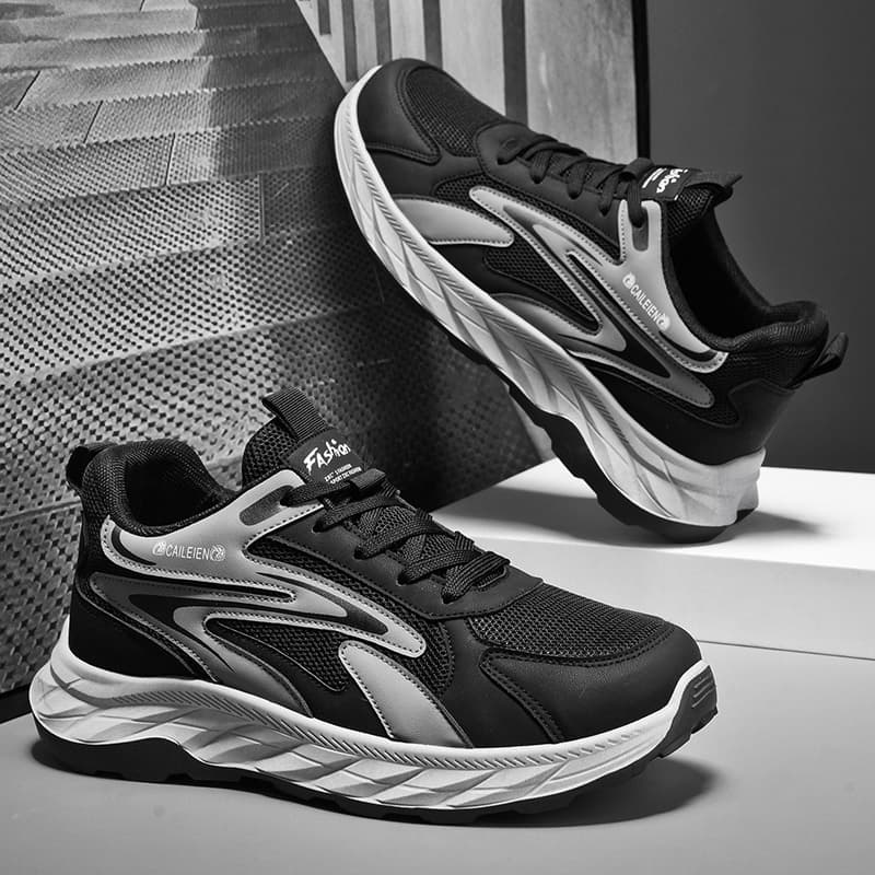 Men's soft sole Anti-slip walking shoes for Middle-aged & elderly