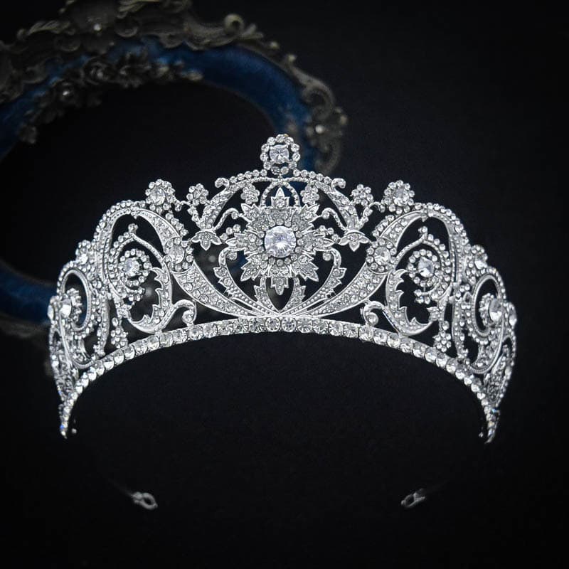 Zircon bride crown headwear