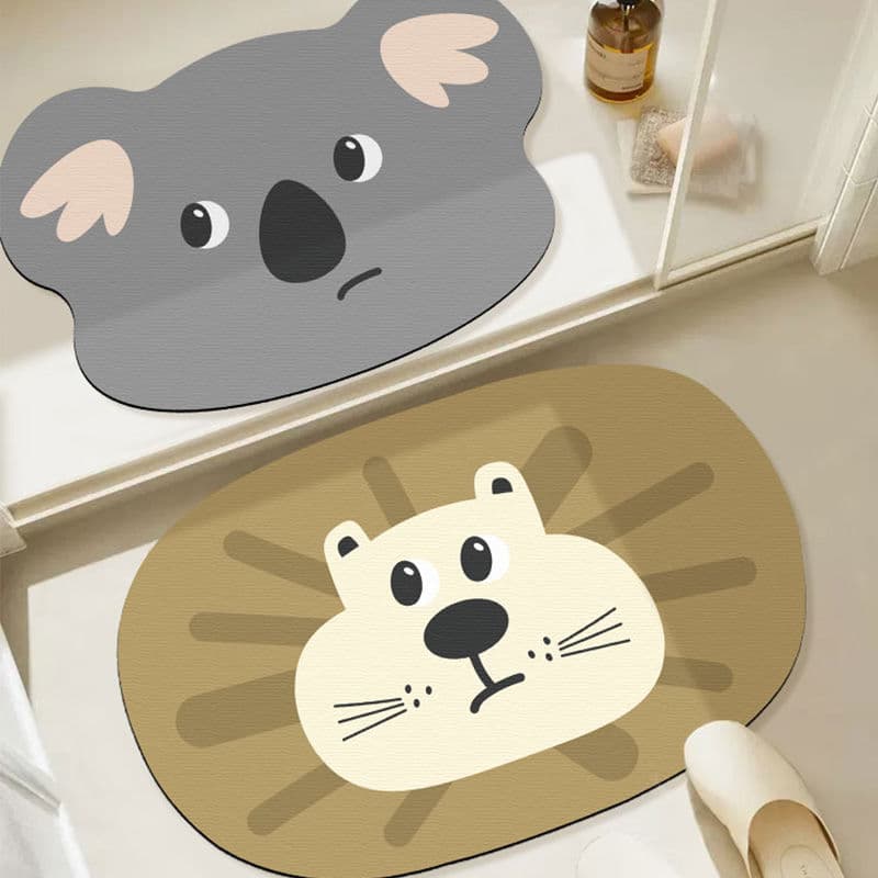 Bathroom diatom ooze absorbent Non-slip mat
