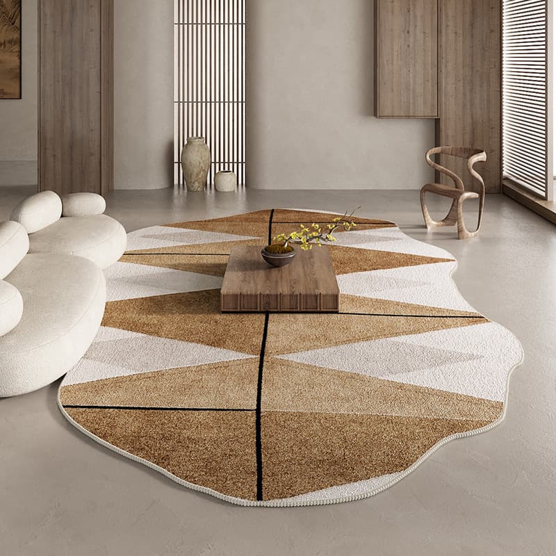 Retro Wabi-Sabi soft blanket thickened soundproof carpet