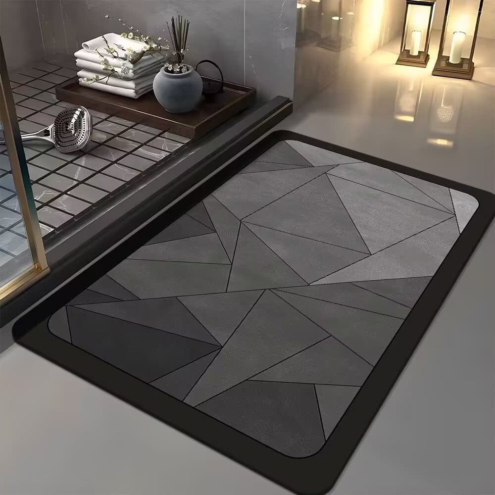 Household bathroom door matabsorbent, Non-slip