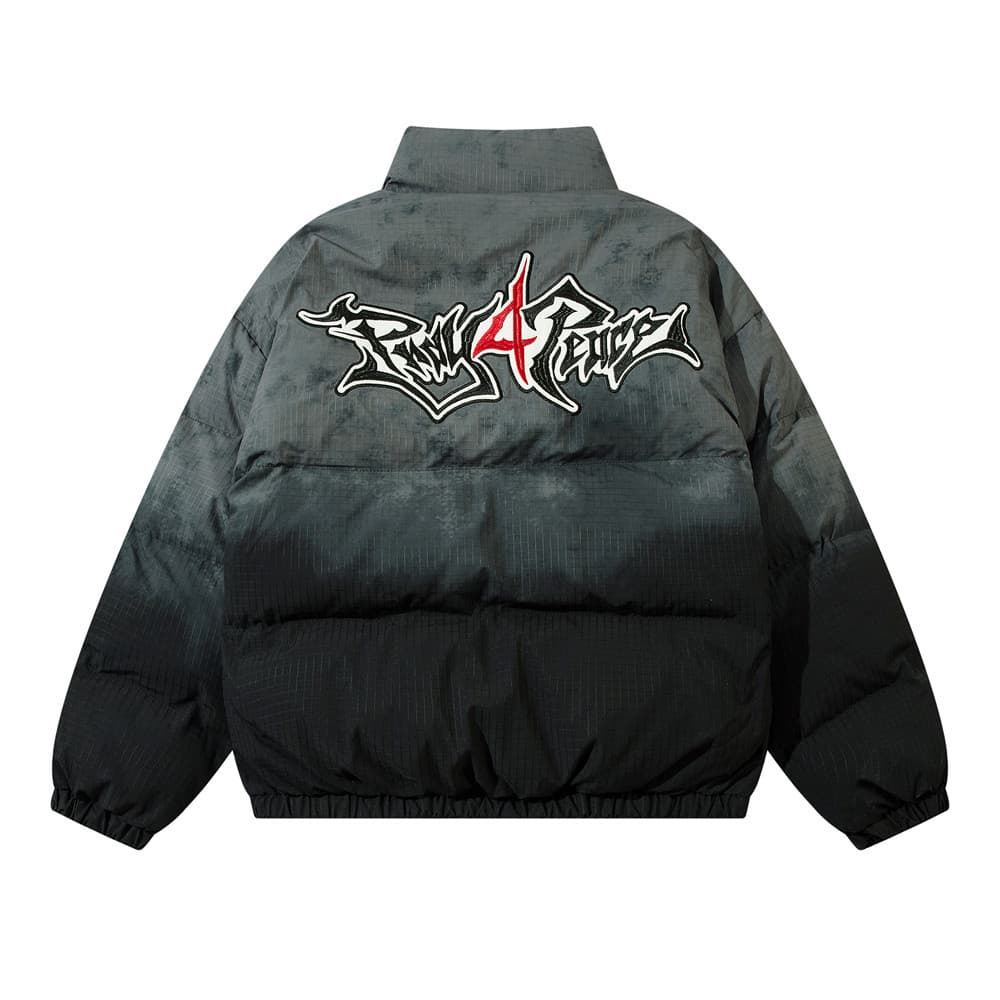 Gradient Cotton Clothing Embroidered Letter Bread For Men