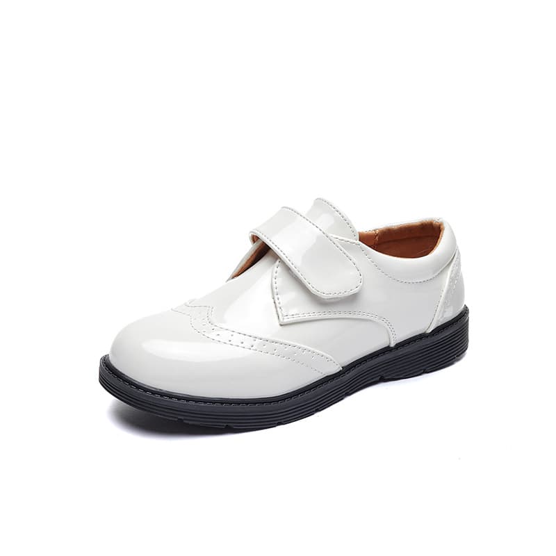 Boys' leather shoes soft bottom