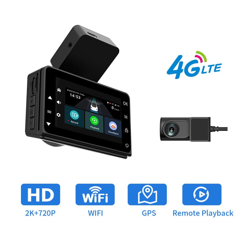 2K HD Wi-Fi rearview camera car HD dash cam