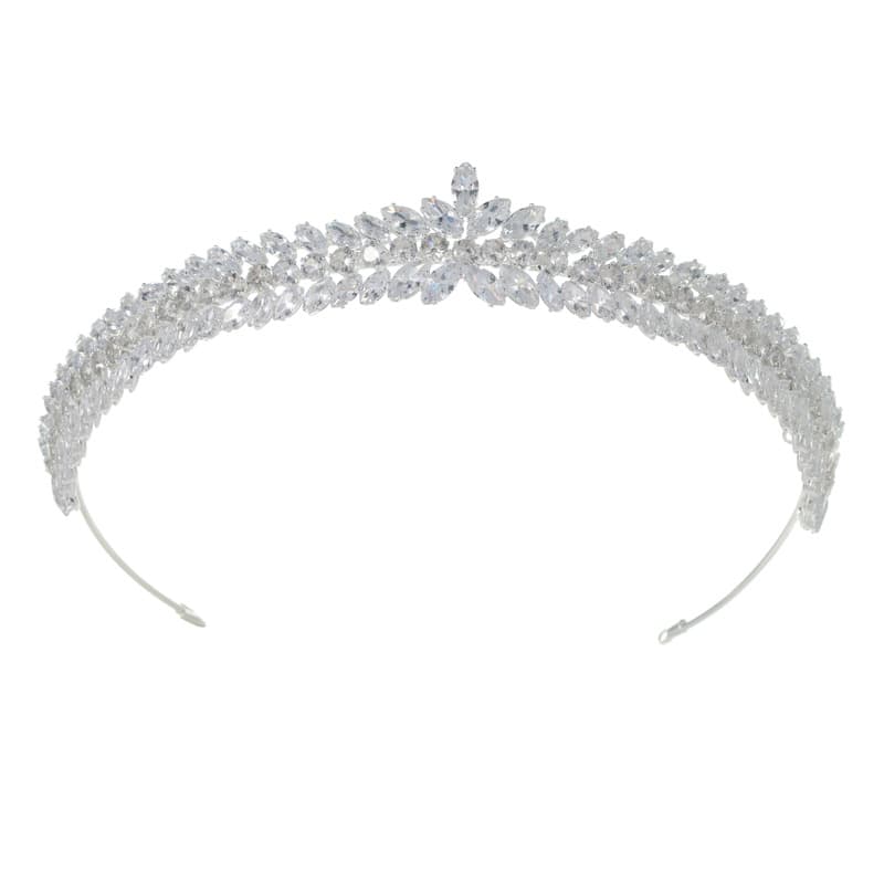 Couronne de mariée en zircon