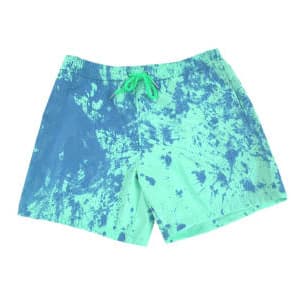 Discoloration Swimming Beach Shorts When Exposed To Water